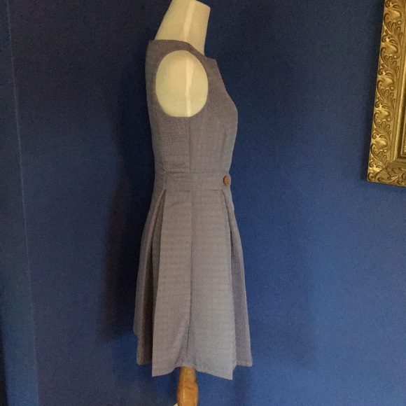 Modcloth retro mod 60s-style lavender fit & flare A-line dress office business - Picture 7 of 16